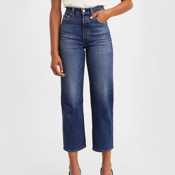 LEVI'S® Premium Ribcage Straight Ankle Jeans W27 L29 - Picture 1 of 13